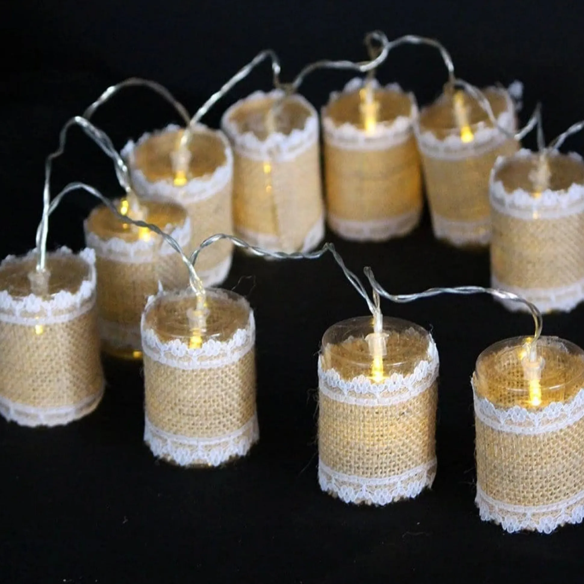 Led Vintage Lanterns (10Pc)