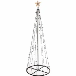 Led Warm White Christmas Cone Tree