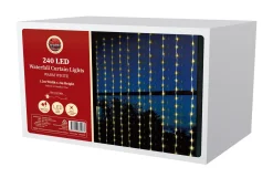 Led Warm White Waterfall Curtain (1.2 X 2M)