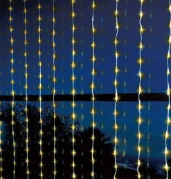 Led Warm White Waterfall Curtain (1.2 X 2M)