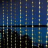 Led Warm White Waterfall Curtain (2X2M)