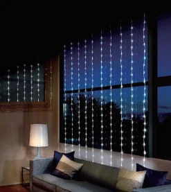 Led White Waterfall Curtain (2X2M)