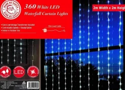 Led White Waterfall Curtain (4X2M)