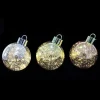 Light Up Crackle Bauble