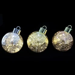 Light Up Crackle Bauble