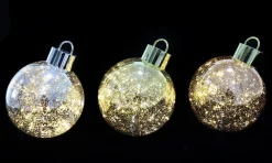 Light Up Crackle Bauble