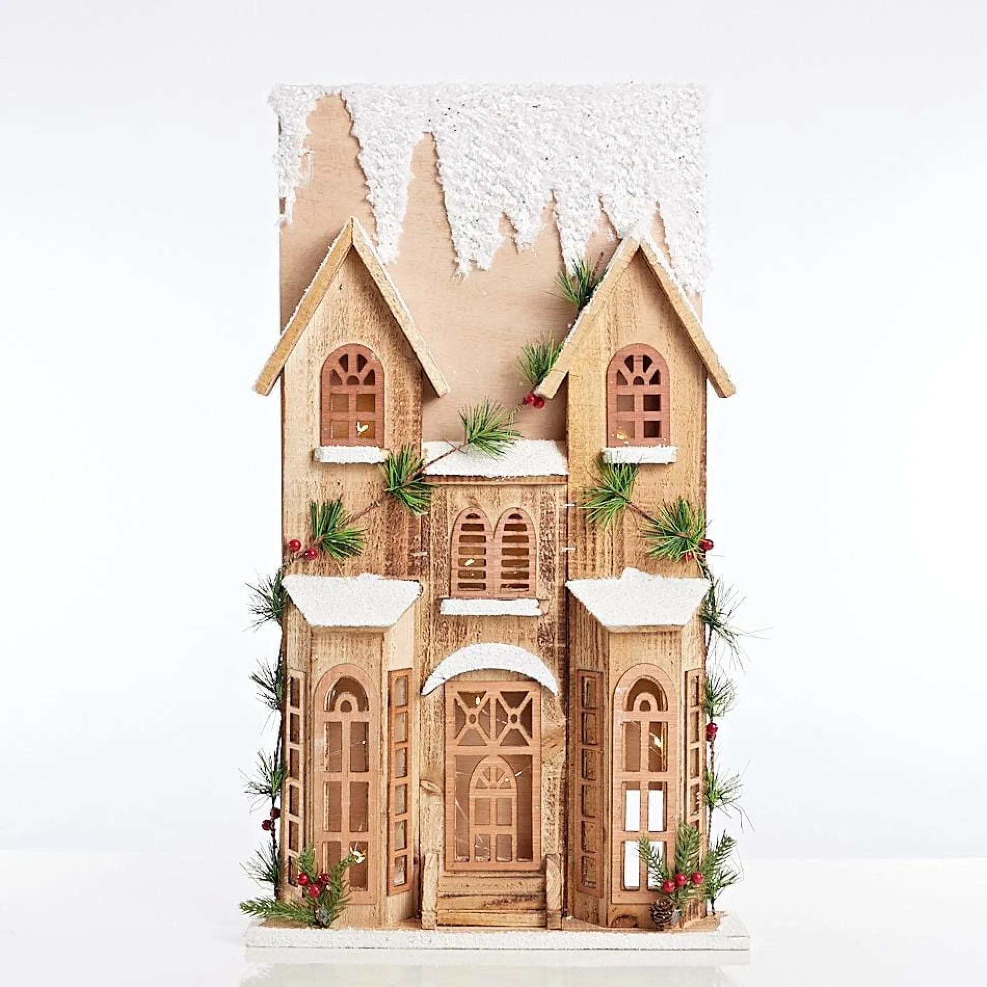 Light Up Vintage Terrace House (64Cm)