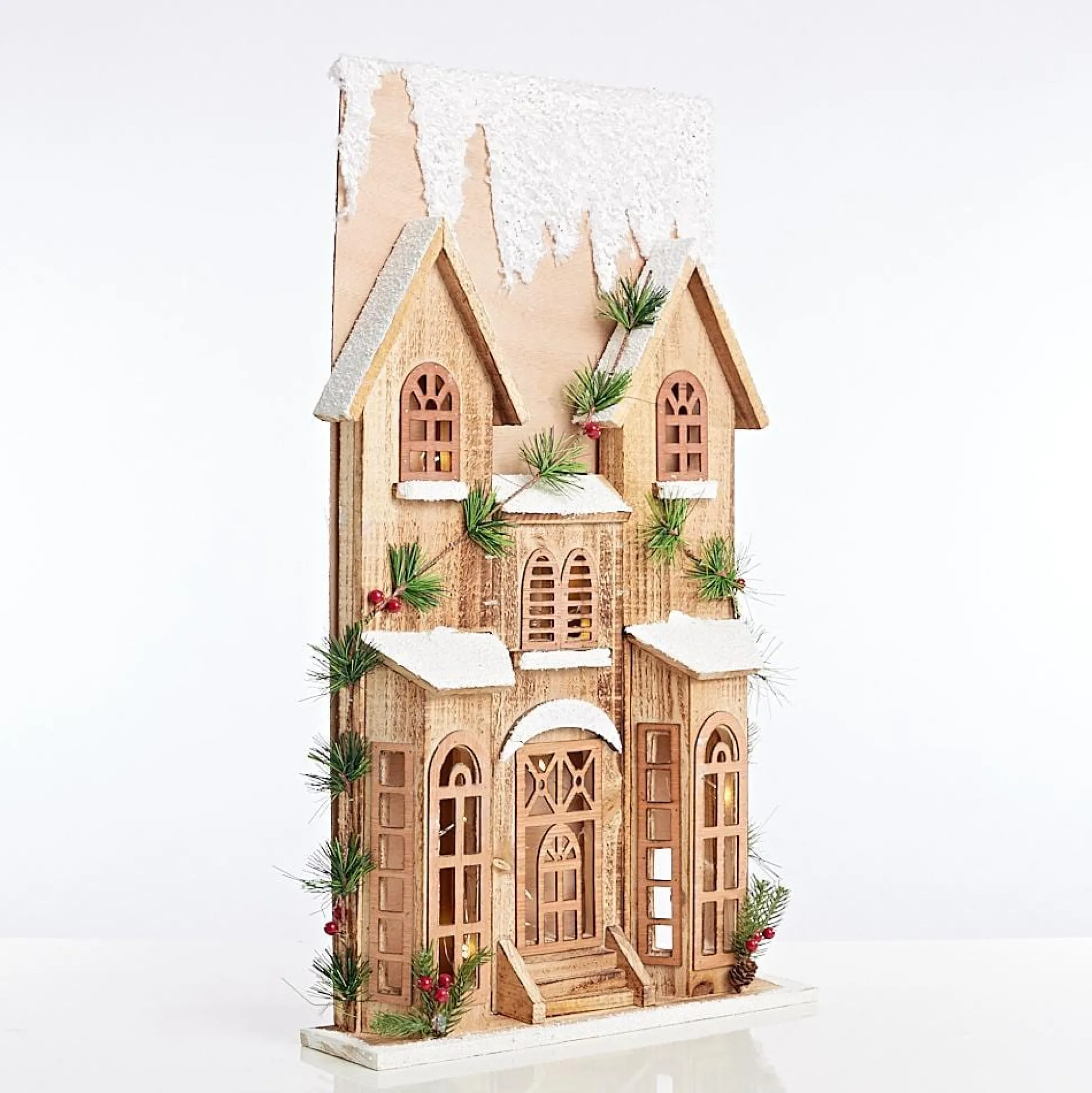 Light Up Vintage Terrace House (64Cm)