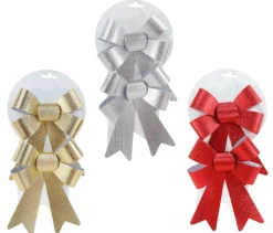 Medium Metallic Bow (2Pk)