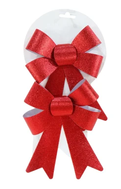 Medium Metallic Bow (2Pk)