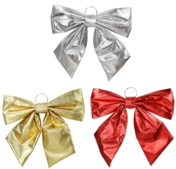 Metallic Door Bow Asst