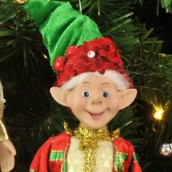 Mischievous Elf Doll (25Cm) - Red Hat