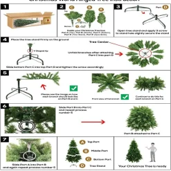 Natural Royal Pine Tree 7Ft (2.1M)
