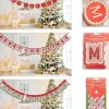 14Pc Merry Christmas Bunting Asst (2.7M) - Circle
