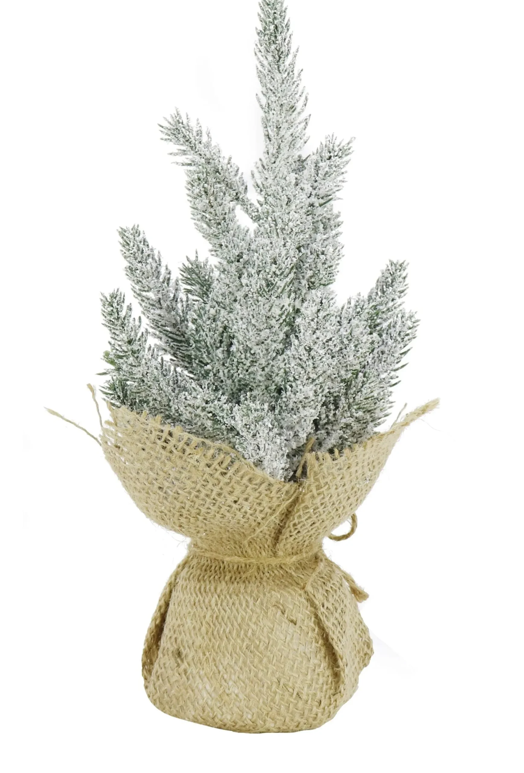 Pine Tree Decorated (26Cm) - Natural