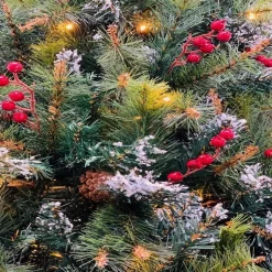 Pre-Lit Canadian Pine Tree 6Ft (1.8M)
