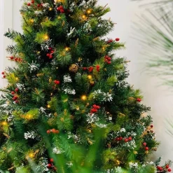 Pre-Lit Canadian Pine Tree 6Ft (1.8M)