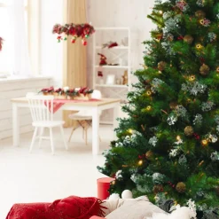 Pre-Lit Canadian Pine Tree 6Ft (1.8M)