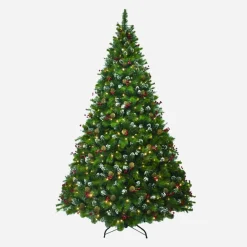 Pre-Lit Canadian Pine Tree 7Ft (2.1M)