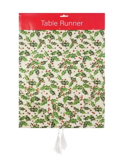 Red And Green Glitter Runner Asst