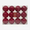 Red Baubles 12 Pack (8Cm)