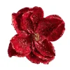 Red Magnolia With Clip (19Cm)