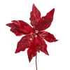 Red Poinsettia Stem (35Cm)