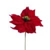 Red Velour Poinsettia (30Cm)
