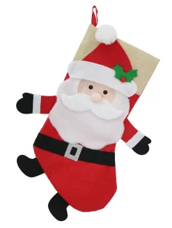 Santa Stocking Asst - Santa With Arms And Legs