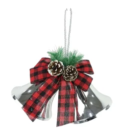 Shiny Twin Bells With Bow