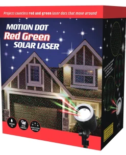 Solar Laser Red-Green Patterns