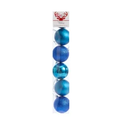 Teal Bauble Pack (5Cm)