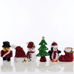 Tinsel Decoration 6 Asst - Penguin