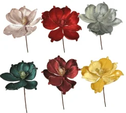 Velvet Glitter Magnolia Asst Pick