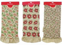 Vintage Tree Skirt Asst